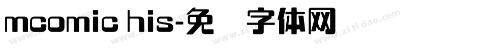 mcomic his字体转换